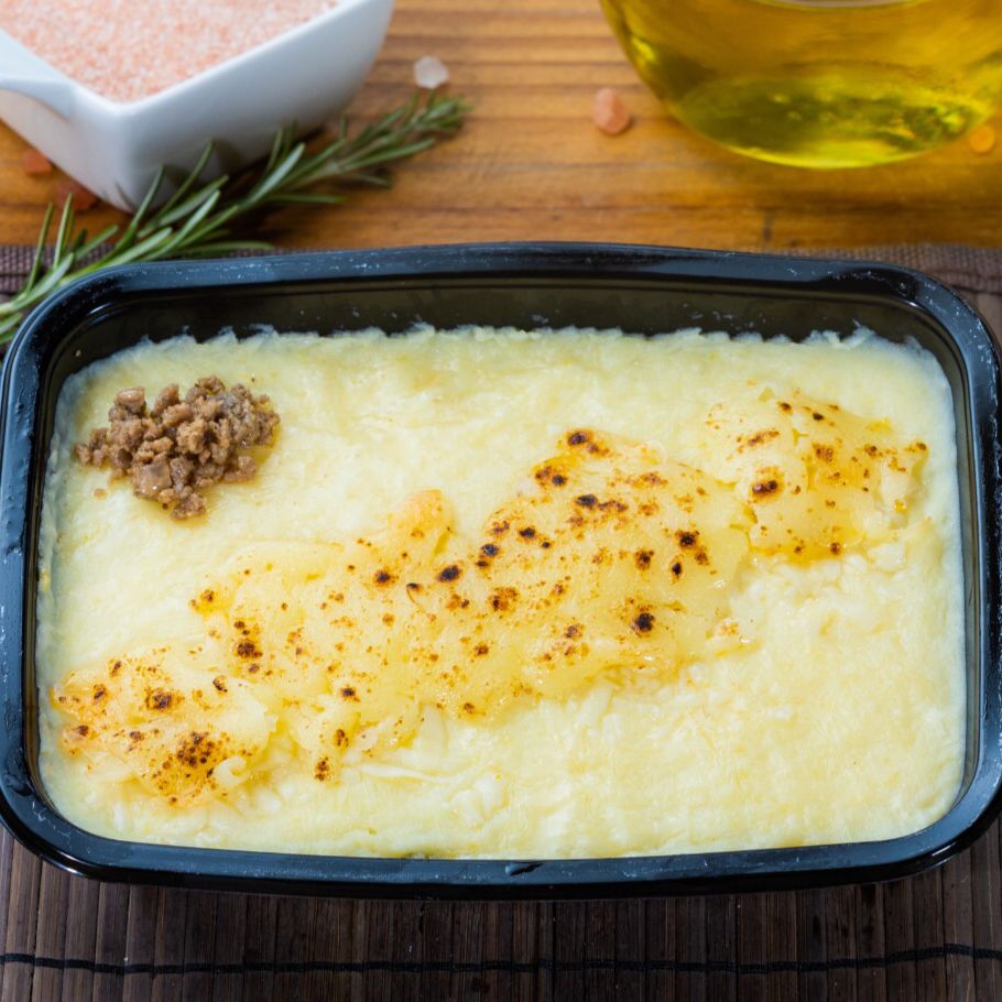 Escondidinho de carne seca